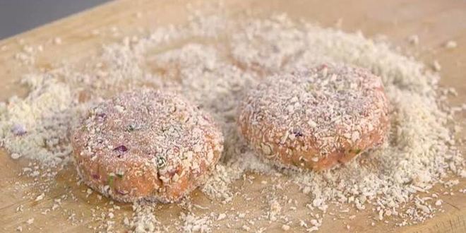 Рецепт бургеров с семгой и огурцом