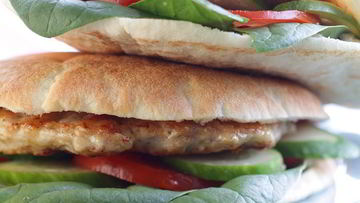 Рецепт Домашних гамбургеров с куриными котлетками