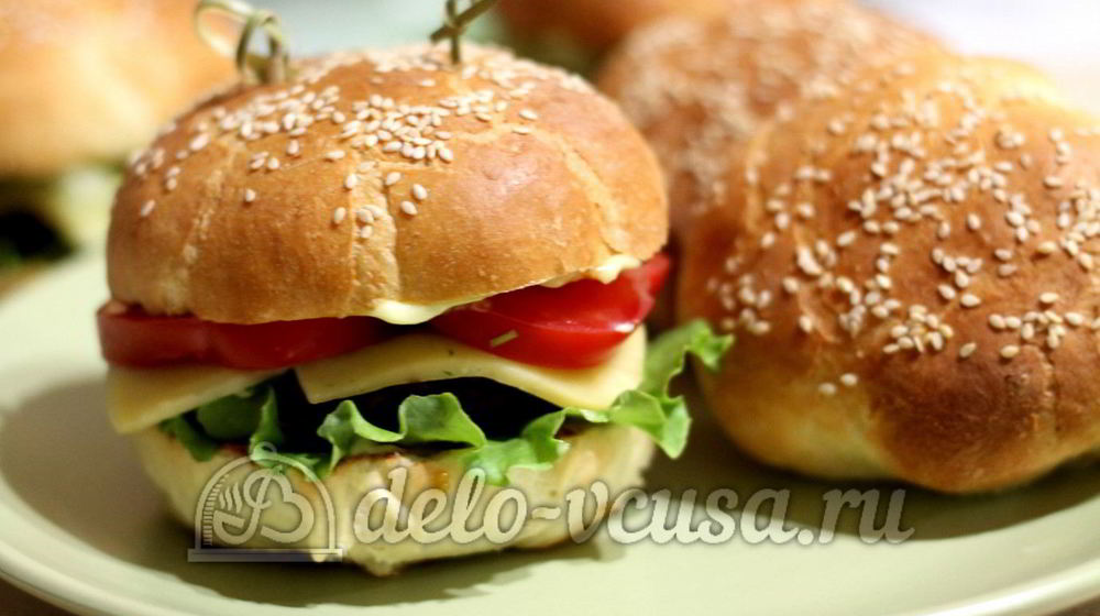 Как приготовить домашний гамбургер