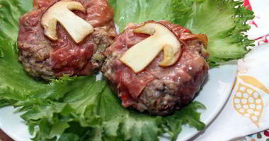 Рецепт Гамбургера с белыми грибами