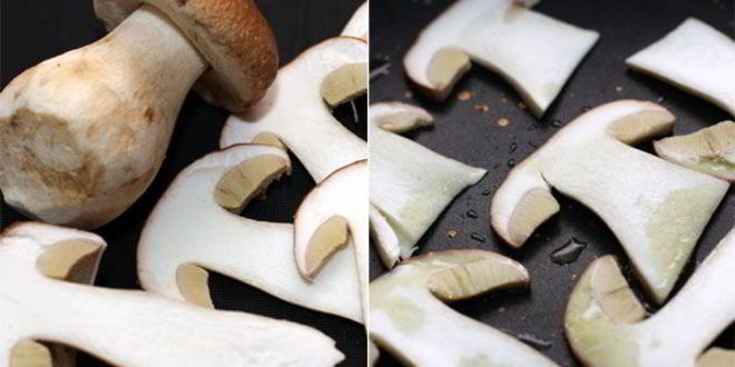 Рецепт гамбургера с белыми грибами