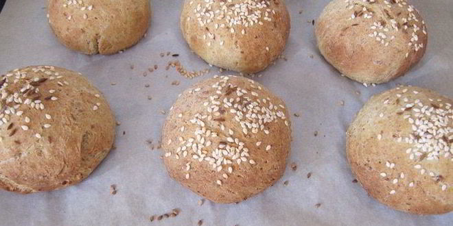 Рецепт гамбургеров овощных из нутовых булочек