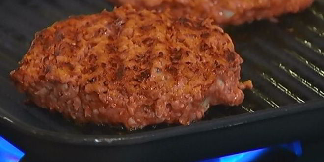 Рецепт гамбургеров с горгонзолой и спаржей