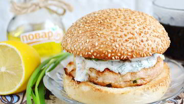 Рецепт Куриного бургера Тандури