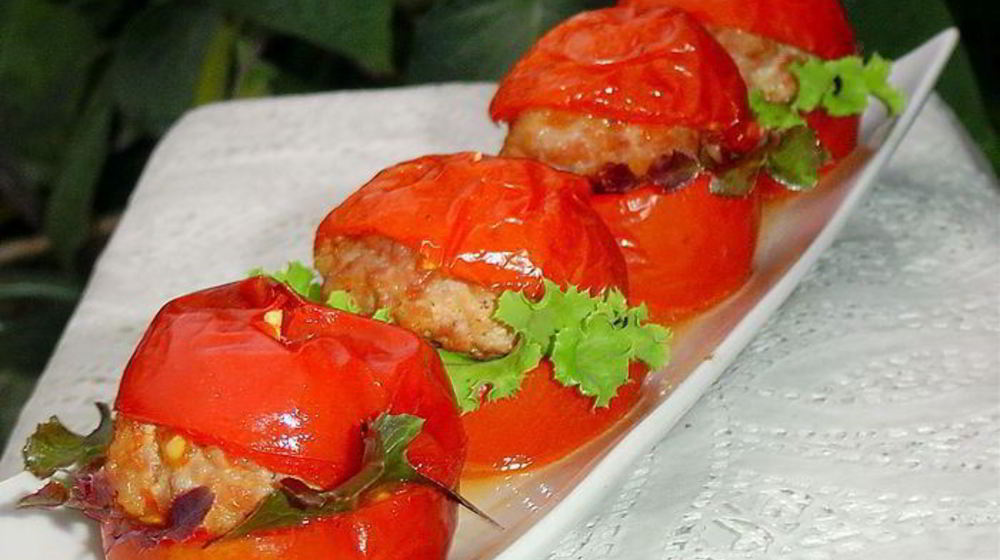 Как приготовить помидорный гамбургер