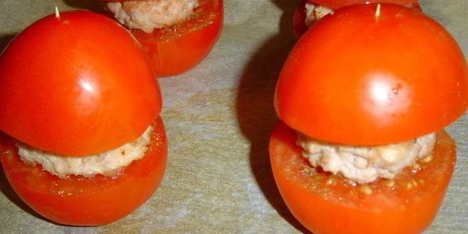 Рецепт помидорного гамбургера