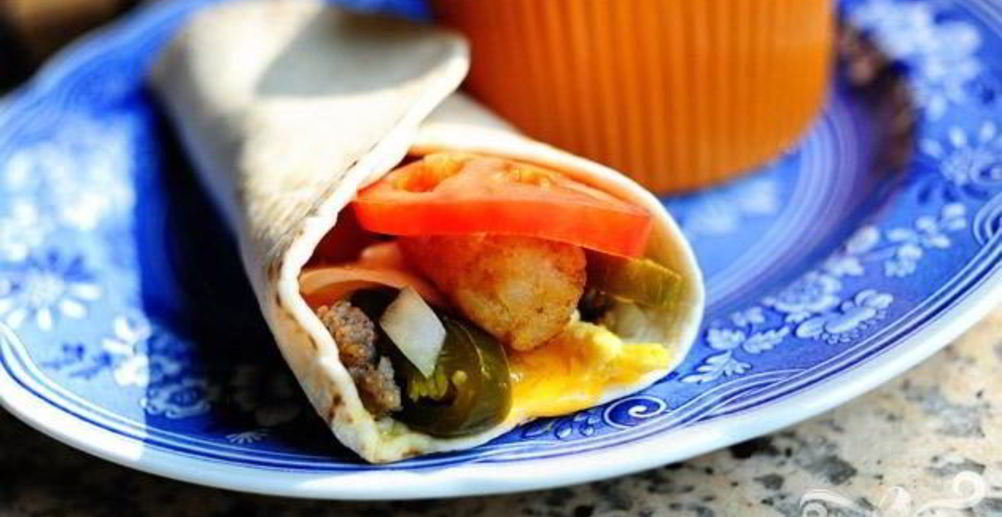 Рецепт завтрак в лаваше