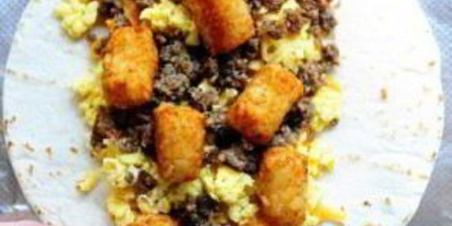 Рецепт буррито на завтрак