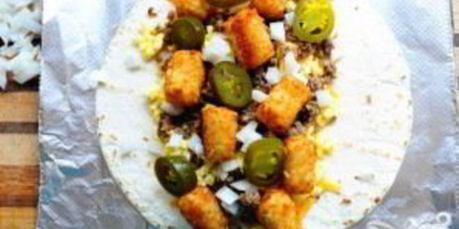 Рецепт буррито на завтрак