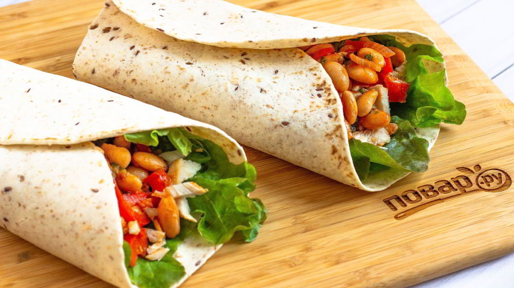 Как приготовить буррито с фасолью