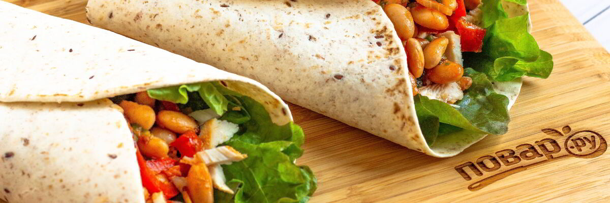 Рецепт Буррито с фасолью