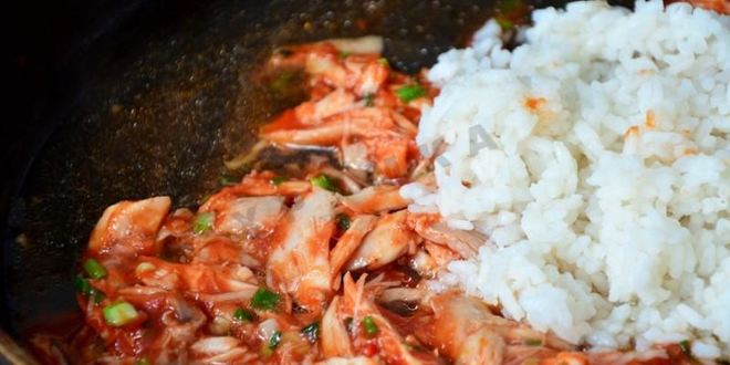 Рецепт буррито с курицей и рисом