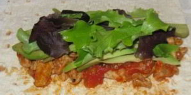 Рецепт буррито с мясом и авокадо