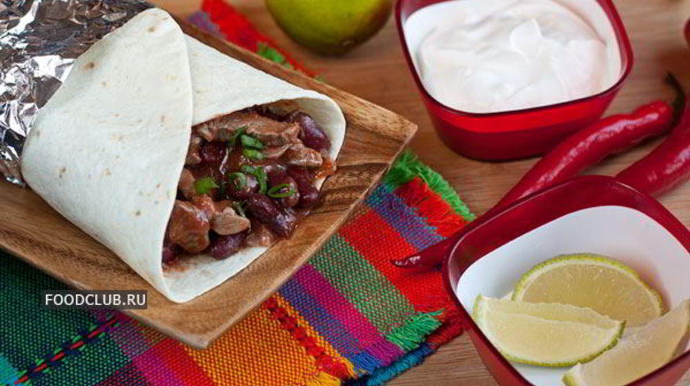 Как приготовить буррито с мясом