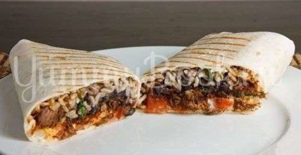 Рецепт буррито с курицей на гриле и фасолью