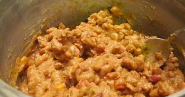 Рецепт Фасолевой начинки для буррито