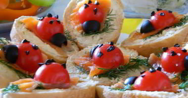 Рецепт Бутерброда Божья коровка