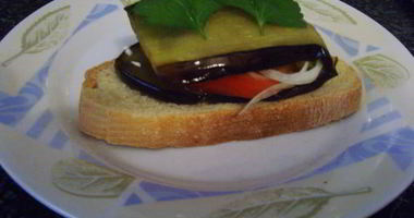 Рецепт Бутерброда из баклажана