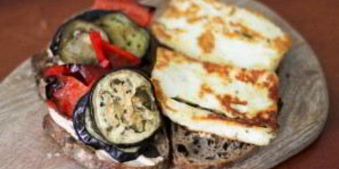 Рецепт бутербродов с баклажанами и чесноком