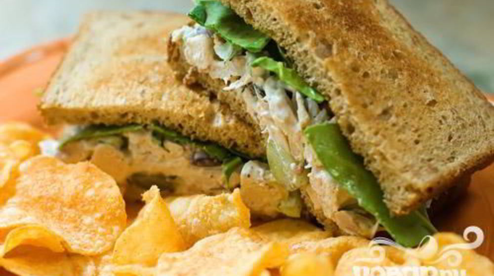 Как приготовить бутерброды с куриным салатом