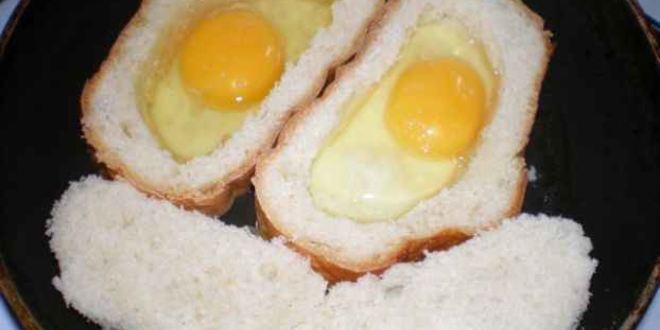 Рецепт бутербродов с обжаренным яйцом