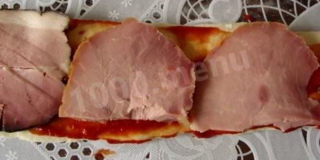Рецепт бутербродов с ветчиной
