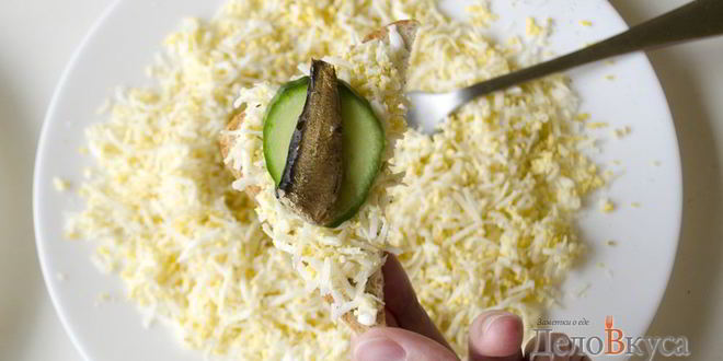 Рецепт бутербродов со шпротами