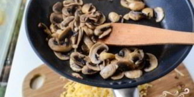 Рецепт запеченных бутербродов с грибами