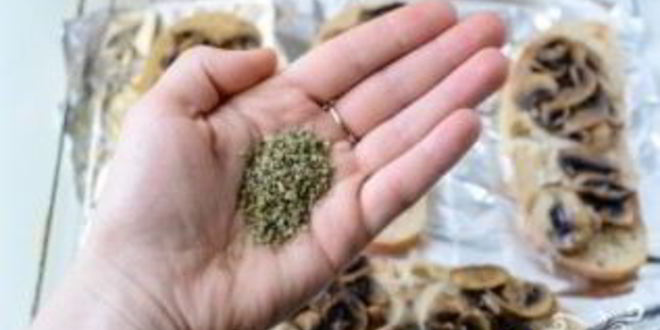 Рецепт запеченных бутербродов с грибами