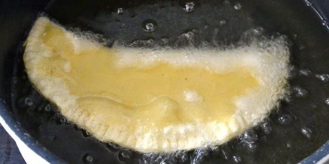 Рецепт чебуреков на заварном тесте