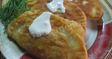 Рецепт Чебуреков с курицей и зеленью