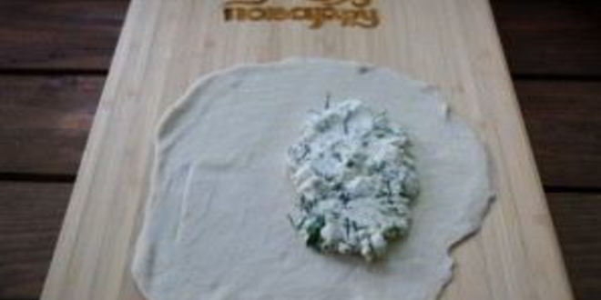 Рецепт чебуреков с творогом и зеленью