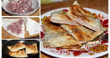 Рецепт Ленивых чебуреков