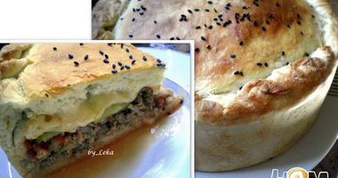 Рецепт Мясного пирога Чизбургер