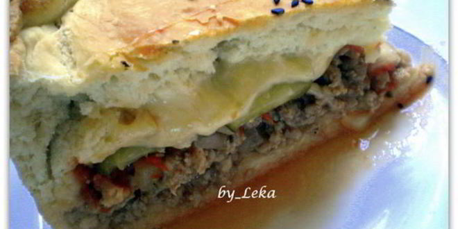 Рецепт мясного пирога чизбургер