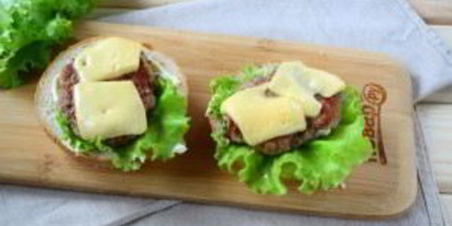 Рецепт завтрака в чизбургере