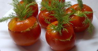 Рецепт Фаршированных помидорчиков — прекрасной летней закуски