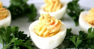 Рецепт Фаршированных яиц с сыром