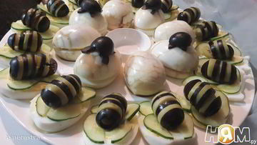 Рецепт Фаршированных яиц с тунцом