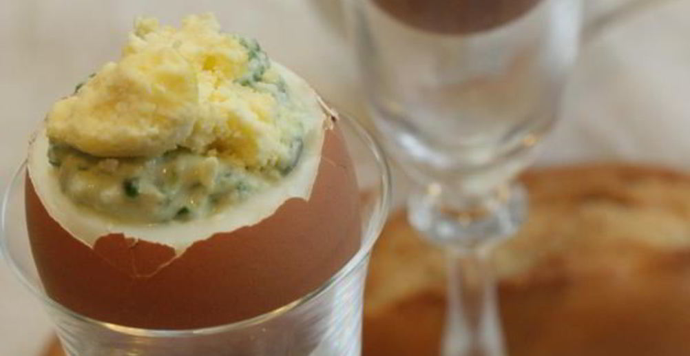 Рецепт яйца фаршированные куриной печенью