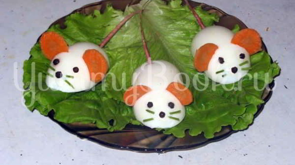 Как приготовить яйца фаршированные крысята