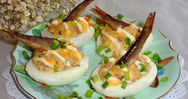 Рецепт Яиц фаршированных шпротами