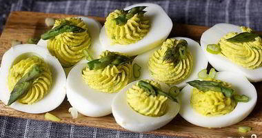 Рецепт Яиц фаршированных спаржей