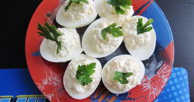 Рецепт Яиц, фаршированных сырным кремом