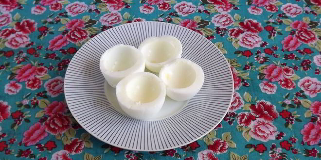 Рецепт яиц, фаршированных ветчиной