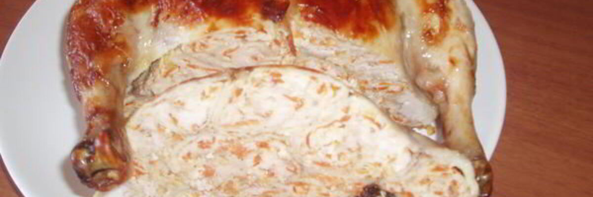 Рецепт Галантина — курицы фаршированной блинчиками