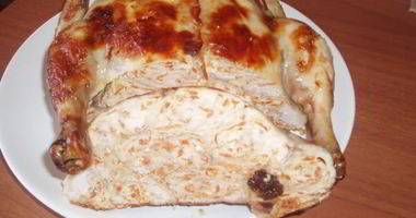 Рецепт Галантина — курицы фаршированной блинчиками