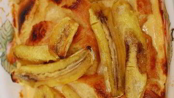 Рецепт Французских гренков с бананами и карамельным соусом