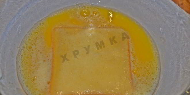 Рецепт гренков из хлеба в вафельнице