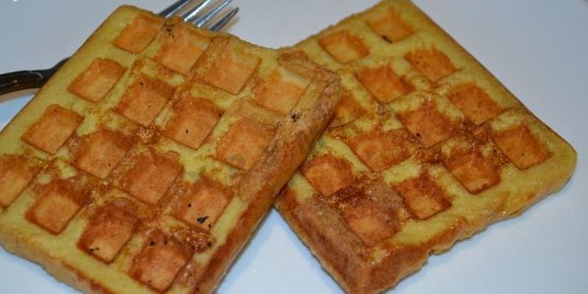 Рецепт гренков из хлеба в вафельнице